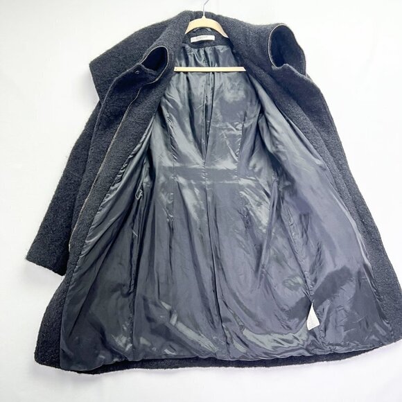 GIVENCHY Oversized Collar Alpaca Wool Mohair Peacoat Size 40, US 8 - Picture 5 of 7